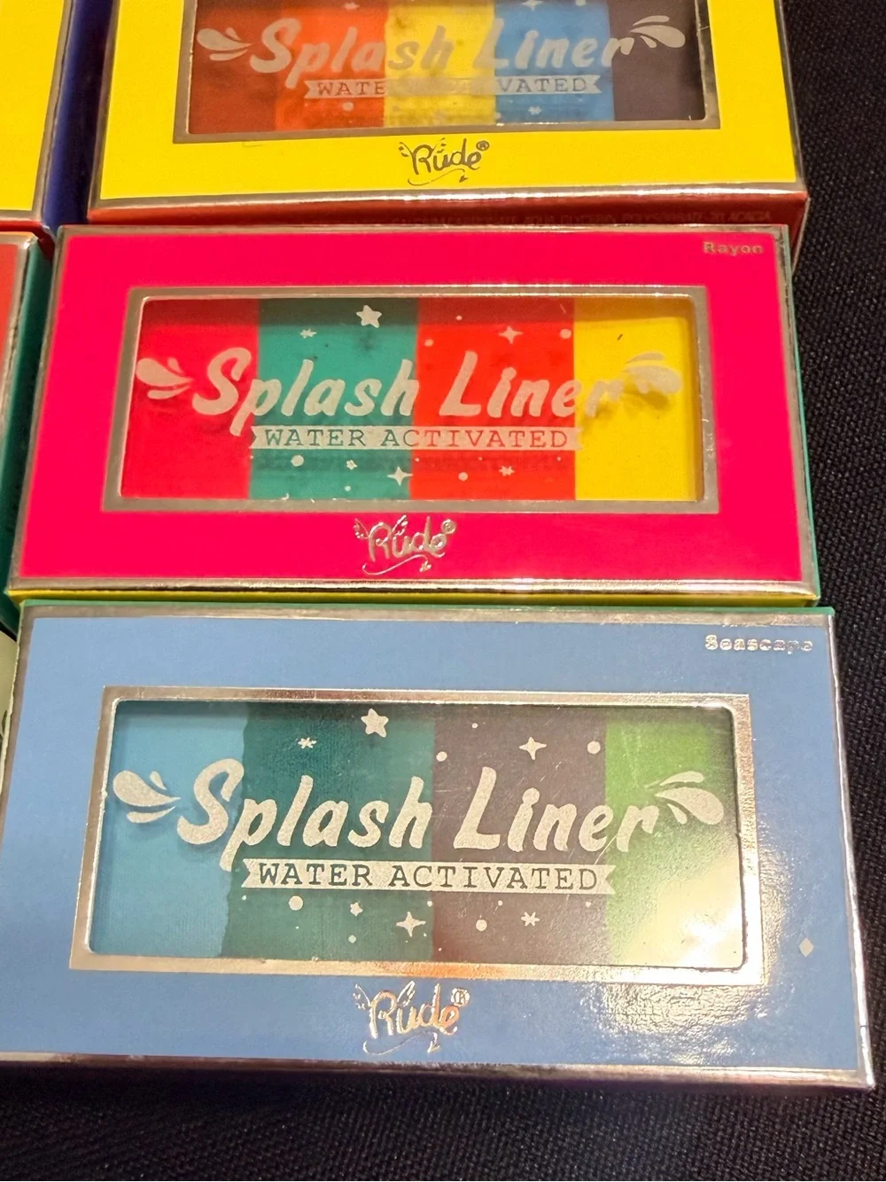 8 Splash Liner Water Activated Eyeliner Palettes New FullSz